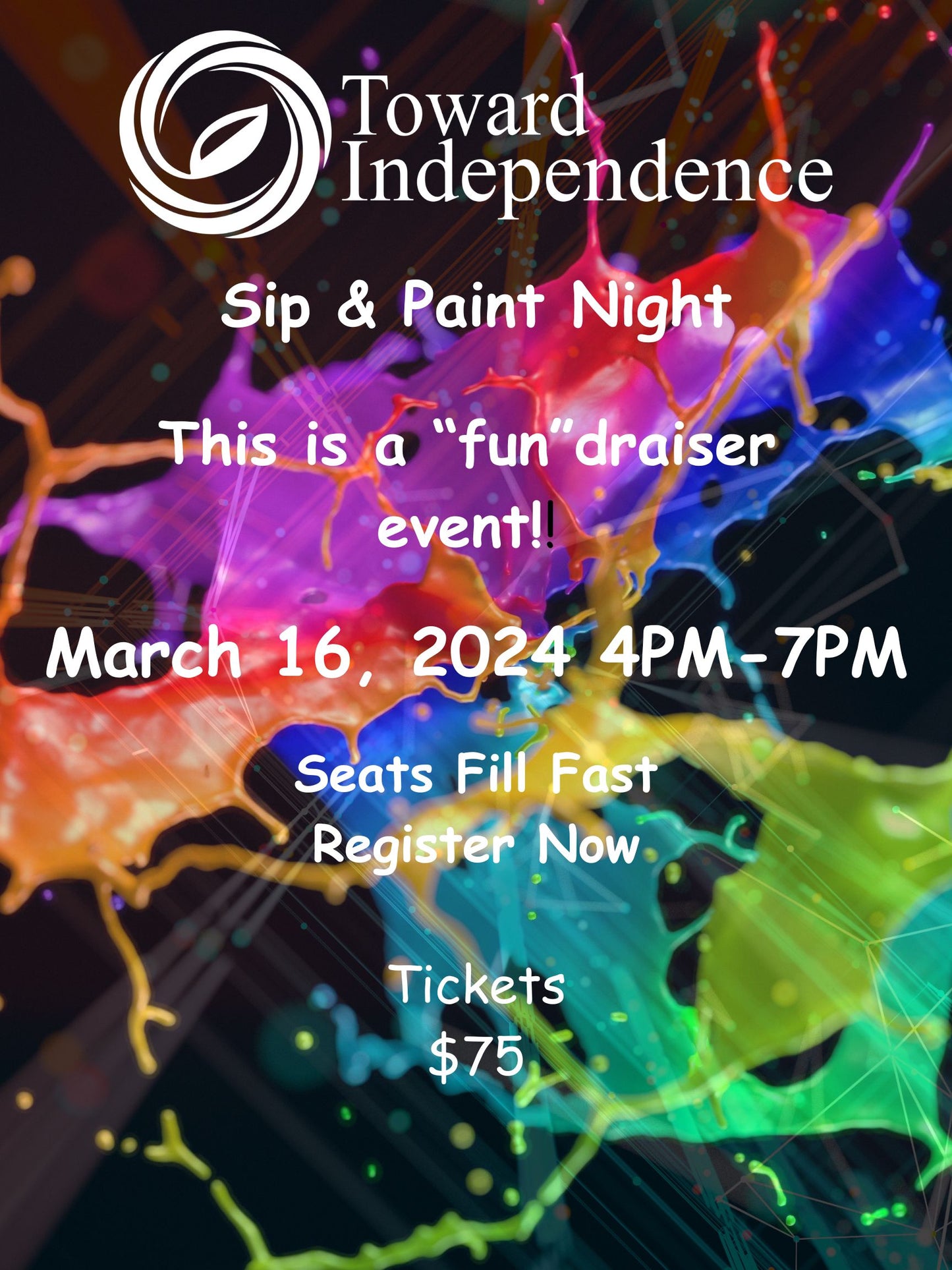 Sip and Paint for Toward Independence